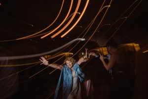 Mother of the bride going crazy with excitement